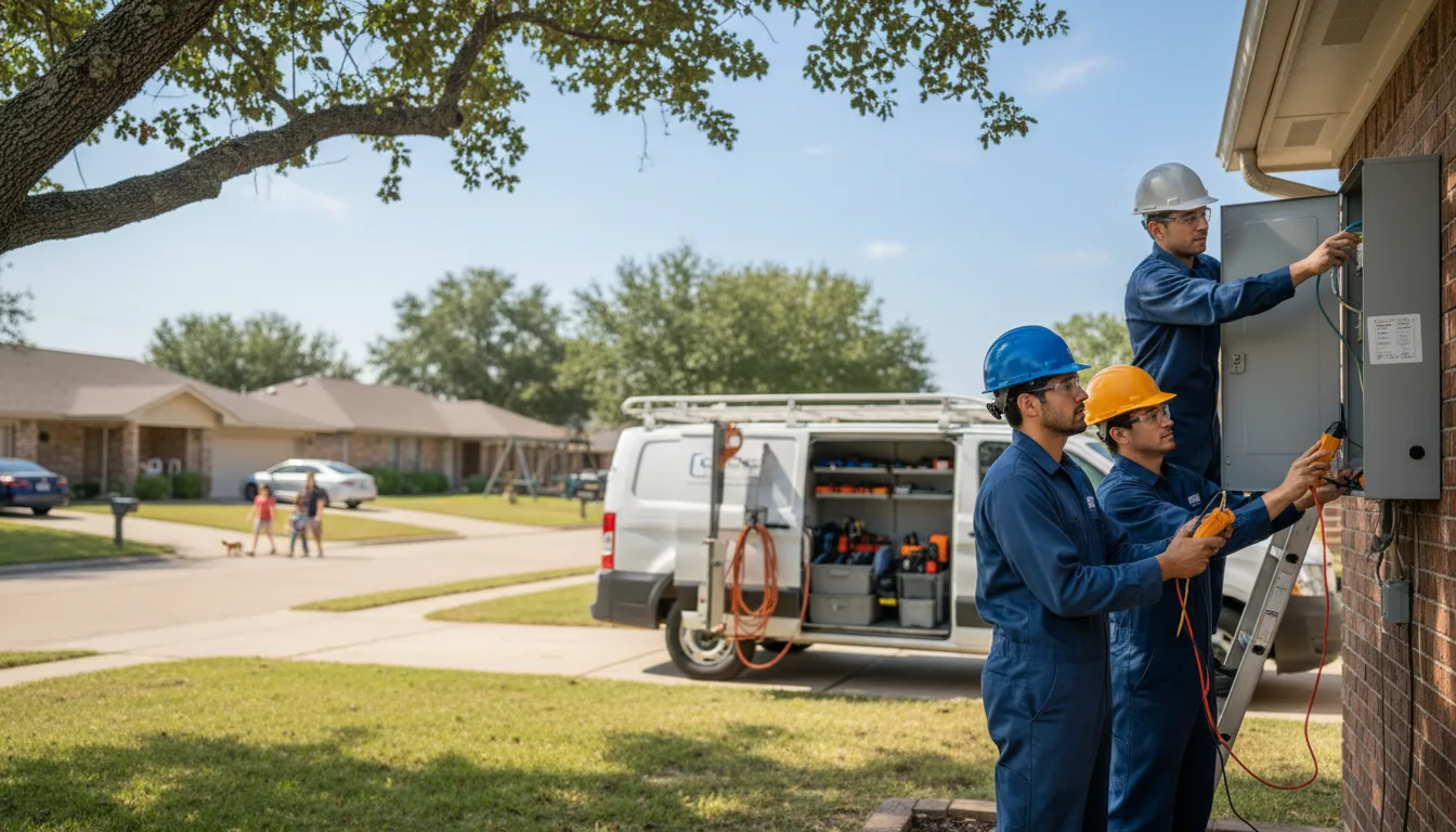 Certified electrician providing emergency electrical services in Cordova, NM